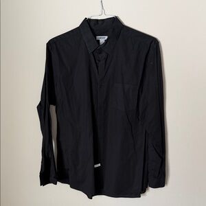 DKNY Men's Classic Black Dress Shirt
